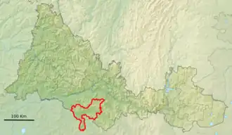 Соль-Илецкий район на карте