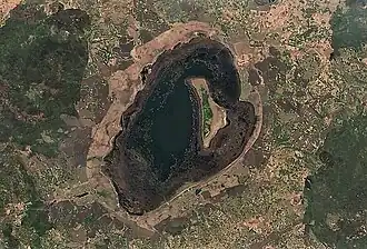 Спутниковый снимок Солёного озера