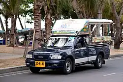 Сонгтео на Бич-Роуд в Паттайе (Таиланд)