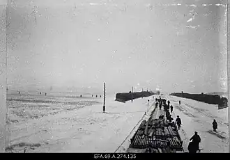 Эстонские войска под Тарту, январь 1919.