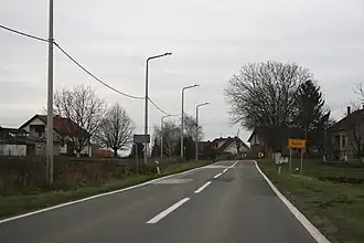 Въезд в Сотин