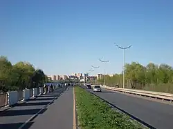 Южная набережная, вид в сторону Центра