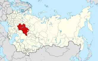 Приволжский военный округ на 1 января 1989 года