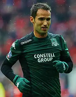 Роман Широков в игре за «Краснодар» (2015 год)