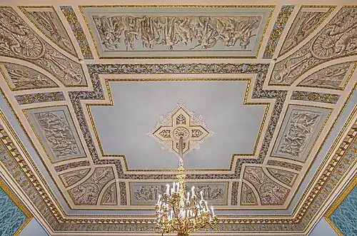 Голубой зал, потолок