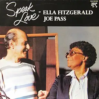 Обложка альбома Эллы Фицджеральд «Speak Love» (1983)