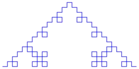 Квадрат Коха — 3 итерации