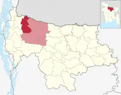 Шрибарди на карте