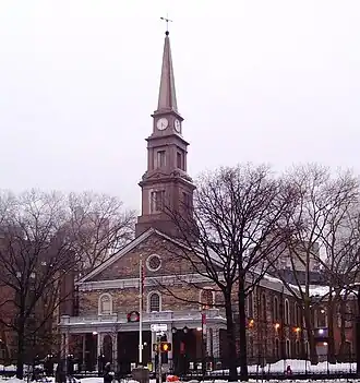 Церковь Святого Марка в Бауэри[англ.] в феврале 2011 года