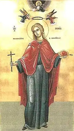 Икона св. вмц. Ксении Пелопонесской