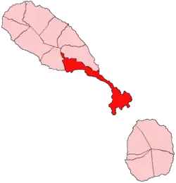 Округ Сент-Джордж-Бастер на карте