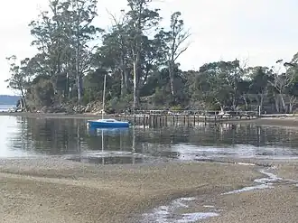 Берег залива у Сент-Хеленс