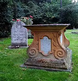 Могилы 11-го графа Ковентри и Чарльза Ковентри (1867–1929) в церкви Святого Николая, Ярлс-Крум