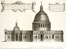 Собор Святого Павла в Лондоне. Проектный вариант «Великая модель». 1672