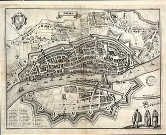 Бремен в 1640 году
