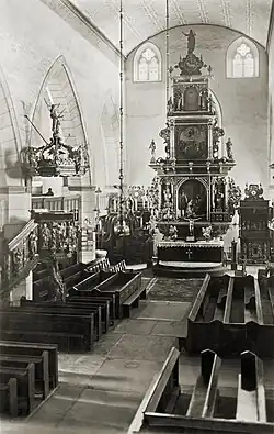 Интерьер Немецкой кирхи