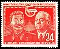 ГДР (1951): Сталин и Вильгельм Пик (Sc #93)