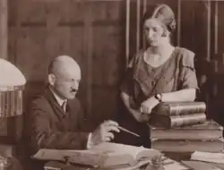 С. Бобинский со своей женой Ядвигой (1925)