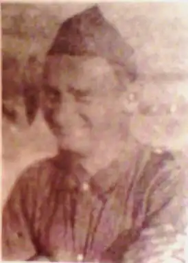 Николай Дворников в форме республиканских войск во время Гражданской войны в Испании