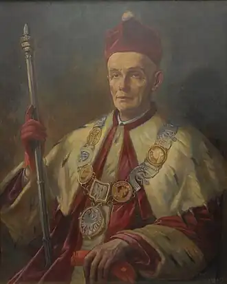 Портрет ректора вроцлавской Сельскохозяйственной академии С.Толпы (1952—1954)