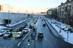 Вид с 1-го Алтуфьевского путепровода