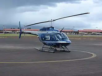 Bell 206B, похожий на потерпевший аварию