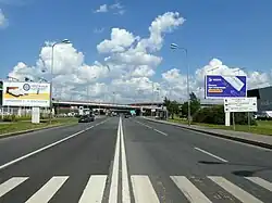 Вид в сторону Пулковского шоссе