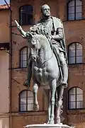 Джамболонья. Конный монумент герцогу Козимо I. 1594. Бронза. Пьяцца Синьория, Флоренция