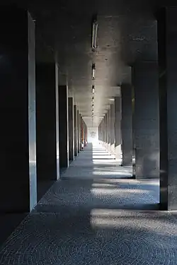 Железнодорожная станция в Тренто. Портик. 1936