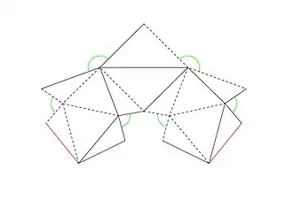 Развёртка изгибаемого многогранника Штеффена