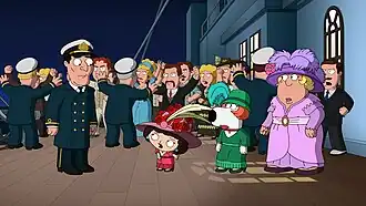 Промокартинка. Стьюи, Брайан и Крис на Титанике