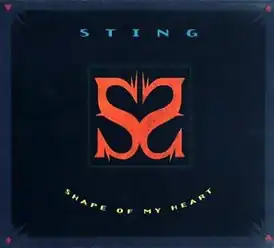 Обложка сингла Стинга «Shape of My Heart» (1993)