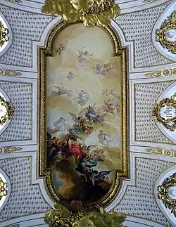 Потолочная роспись Дворцовой церкви Королевского дворца в Стокгольме.