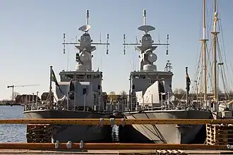 K12 HMS Мальме и K11 HMS Стокгольме