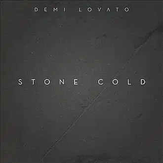 Обложка сингла Деми Ловато «Stone Cold» (2016)
