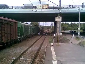 Вид на эстакаду Горьковского шоссе