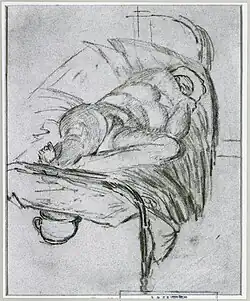 Эскиз к картине «Кэмден-таунское дело», около 1909