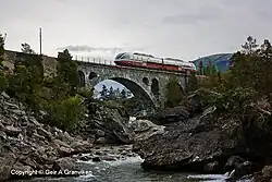 NSB BM 93 на Стугуфлотском мосту