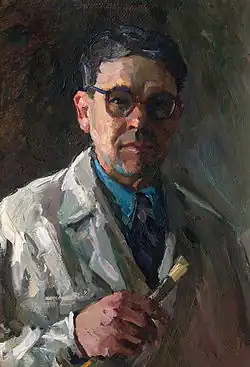 Стукошин Федор. Автопортрет. 1956.