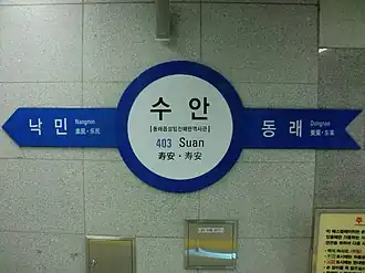 надпись станции на путевой стене