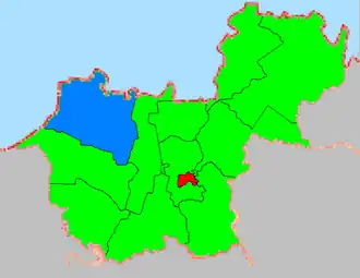 Сухопольский сельсовет на карте