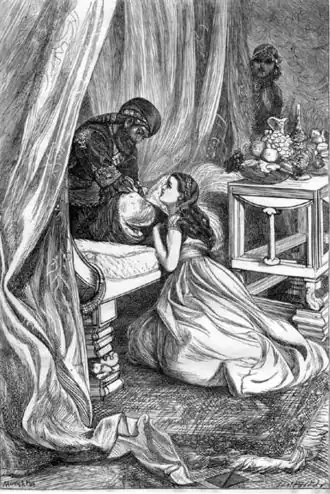 Царь Шахрияр милует Шахерезаду