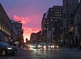 Вид в ночное время