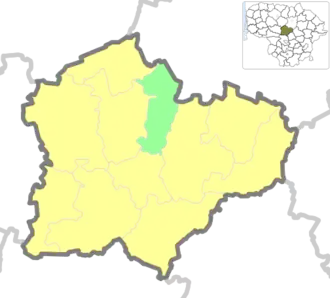 Сурвилишкисское староство на карте