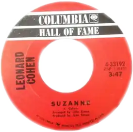 Обложка сингла Леонарда Коэна «Suzanne» ()