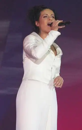 Дарья Швайгер во время концерта