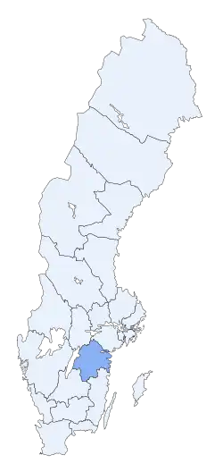 Лен Эстергётланд на карте