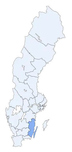 Лен Кальмар на карте