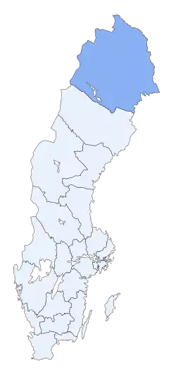 Лен Норрботтен на карте