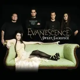Обложка сингла Evanescence «Sweet Sacrifice» (2007)